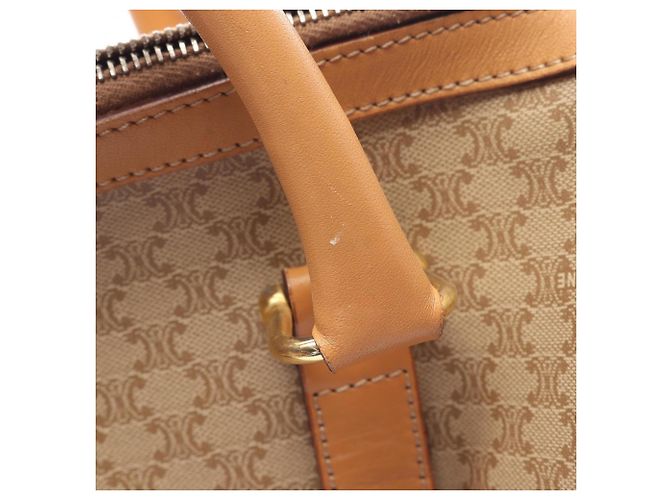 Céline Celine Macadam Handtasche Tote Braun Beige - Ansicht 13
