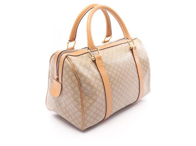 Céline Celine Macadam Handtasche Tote Braun Beige - Ansicht 2