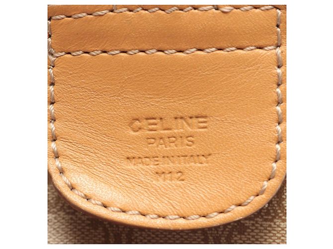 Céline Celine Macadam Handtasche Tote Braun Beige - Ansicht 4