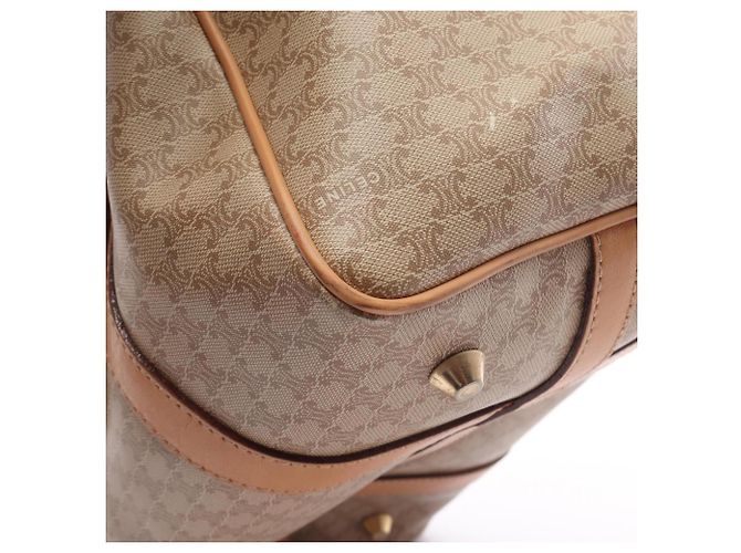Céline Celine Macadam Handtasche Tote Braun Beige - Ansicht 5