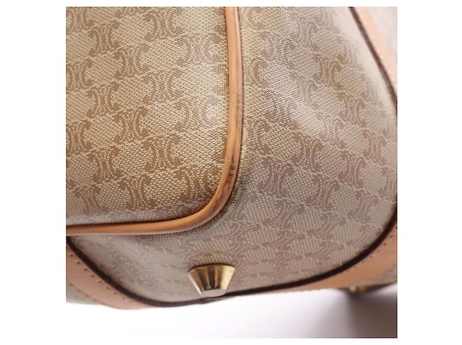Céline Celine Macadam Handtasche Tote Braun Beige - Ansicht 6