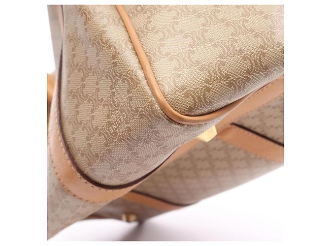 Céline Celine Macadam Handtasche Tote Braun Beige - Ansicht 7