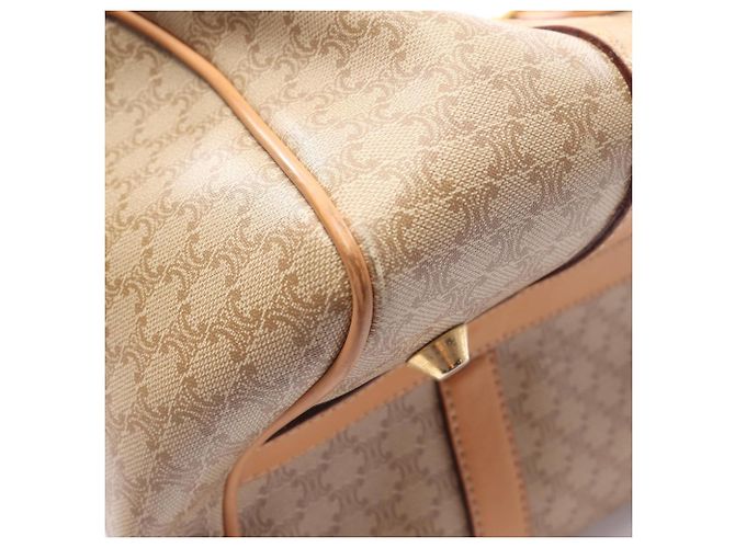 Céline Celine Macadam Handtasche Tote Braun Beige - Ansicht 8