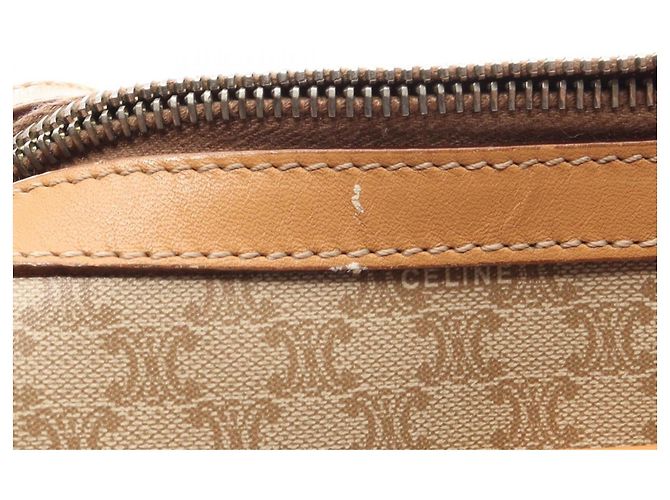 Céline Celine Macadam Handtasche Tote Braun Beige - Ansicht 9