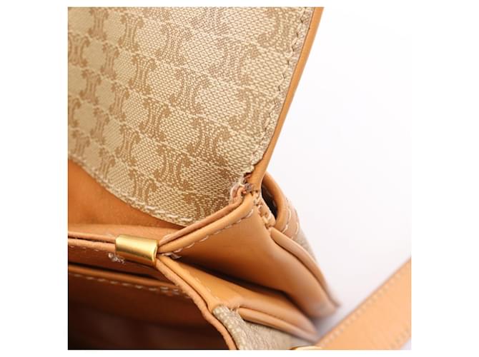 Céline Borsa a Spalla Celine Macadam Marrone Beige - vista 6