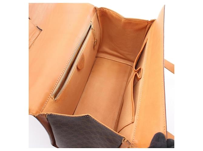 Céline Borsa Celine Macadam Marrone - vista 3