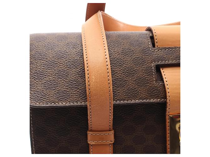 Céline Borsa Celine Macadam Marrone - vista 8