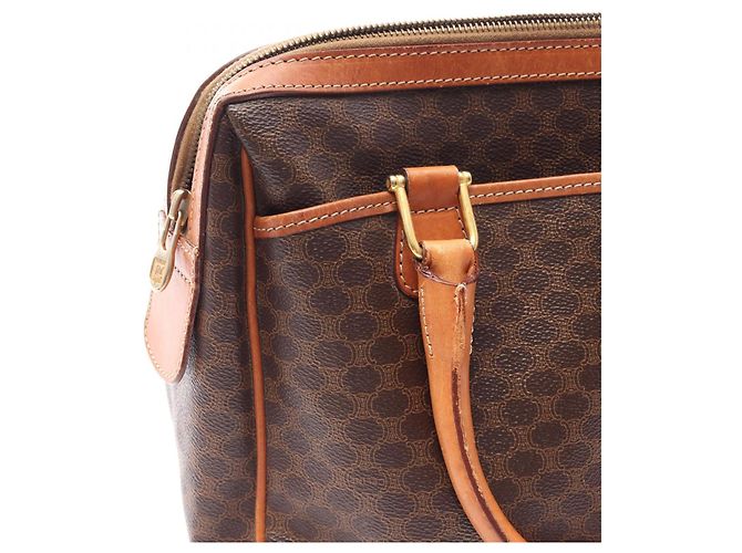 Céline Borsa Boston Celine Macadam Marrone - vista 11