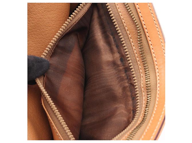 Céline Clutch Celine Macadam Marrone Beige - vista 7