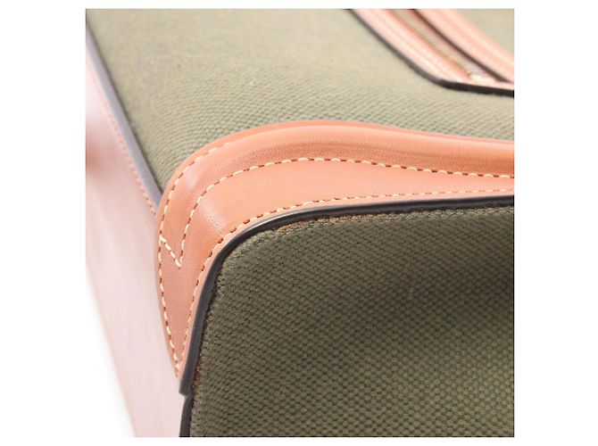 Céline Borsa a 2 modi Celine Luggage Nano Shopper Marrone Cachi - vista 6