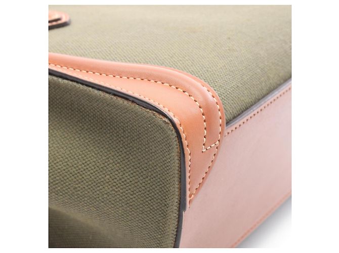 Céline Borsa a 2 modi Celine Luggage Nano Shopper Marrone Cachi - vista 8