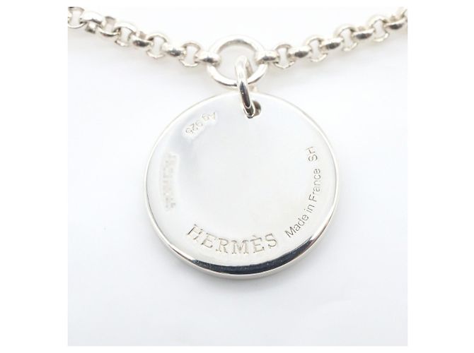 Hermès Pulsera Charm Hermes Ex-Libris Plata Dorado - vista 5