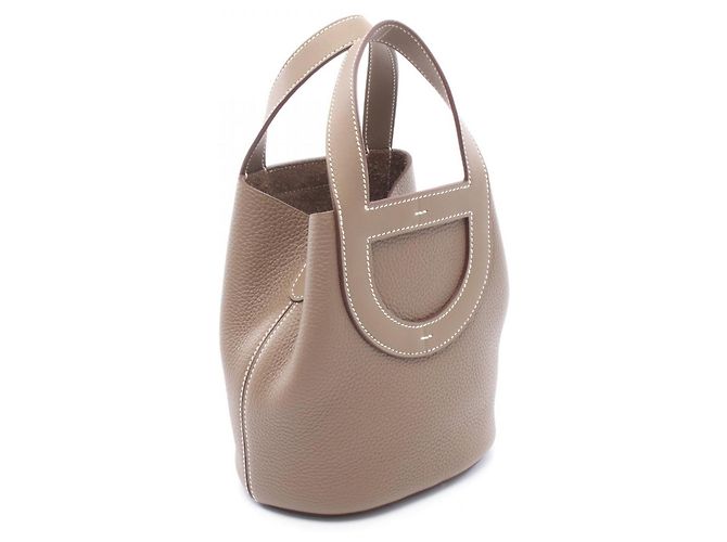 Hermès Borsa Hermes In the Loop 18 Etoupe Taupe - vista 2