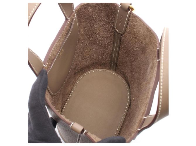 Hermès Borsa Hermes In the Loop 18 Etoupe Taupe - vista 3
