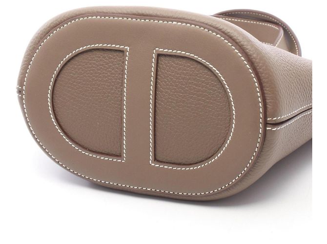 Hermès Borsa Hermes In the Loop 18 Etoupe Taupe - vista 7