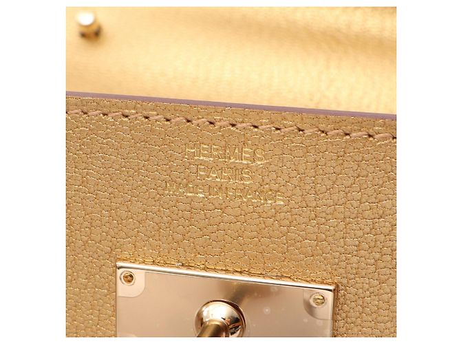 Hermès Borsa a tracolla Hermes Kelly To Go Dore D'oro - vista 4