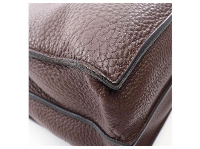 Hermès Hermes Sac à Dépêches 41 Brown Togo Leather Handbag Marrone - vista 10