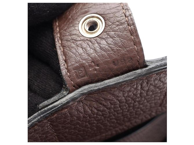 Hermès Hermes Sac à Dépêches 41 Brown Togo Leather Handbag Marrone - vista 5