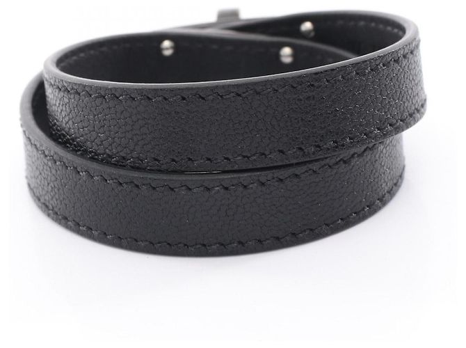Hermès Pulsera Hermes Kelly Double Tour en Negro - vista 2