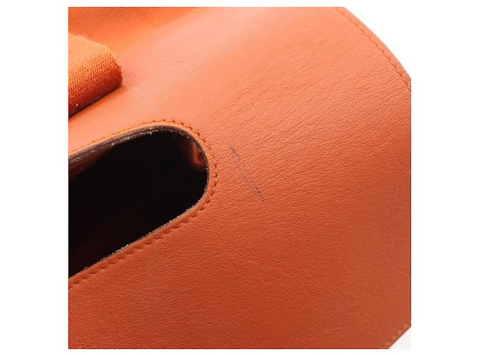 Hermès Borsa Hermes Valparaiso PM Potiron Arancione - vista 5