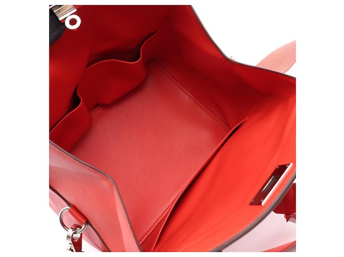 Hermès Borsa Hermes Toolbox 20 Rouge Pivoine Rosso - vista 3