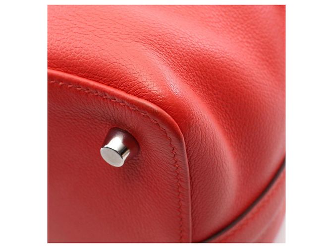 Hermès Borsa Hermes Toolbox 20 Rouge Pivoine Rosso - vista 9