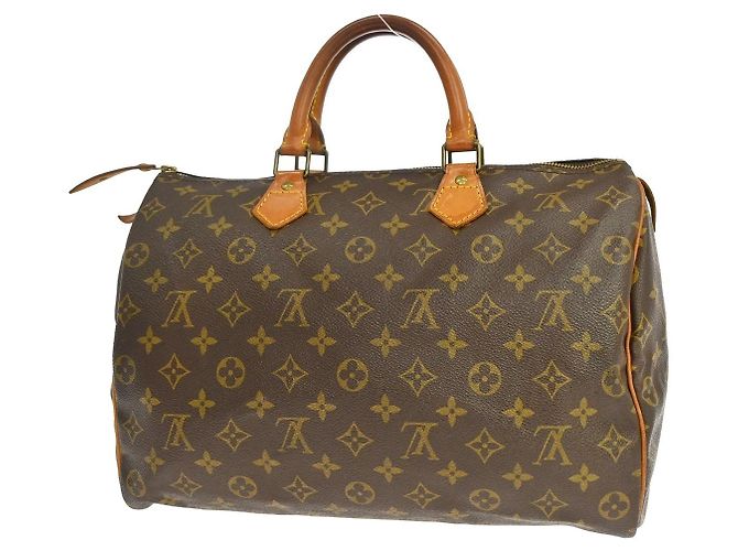 Louis Vuitton Speedy Monogram Canvas 35 Marrone - vista 2