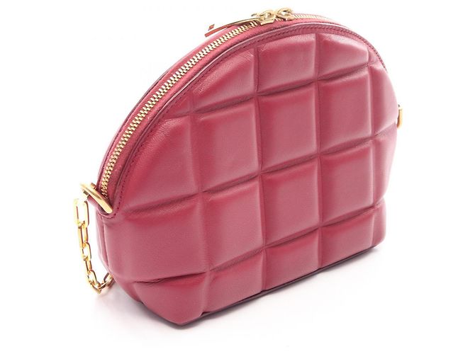 Bolsa de ombro meia-lua acolchoada Bottega Veneta Rosa - vista 2