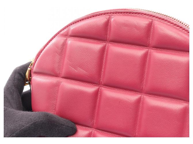 Bolsa de ombro meia-lua acolchoada Bottega Veneta Rosa - vista 6