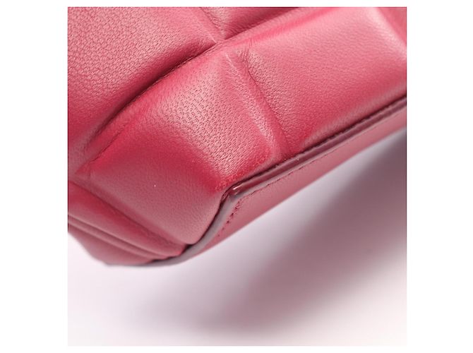 Bolsa de ombro meia-lua acolchoada Bottega Veneta Rosa - vista 7