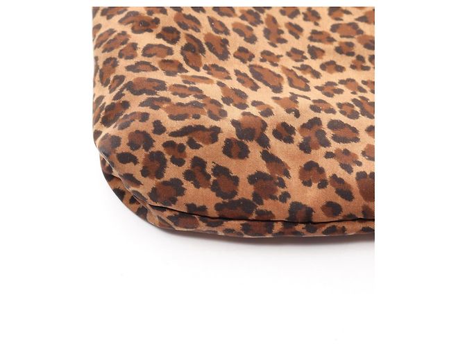 Borsa a tracolla Bottega Veneta stampa leopardata Marrone - vista 9
