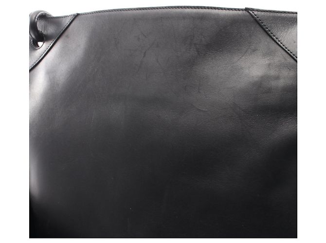 Borsa a tracolla in pelle nera Bottega Veneta Nero - vista 6