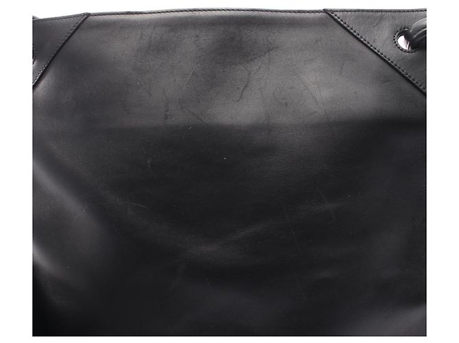 Borsa a tracolla in pelle nera Bottega Veneta Nero - vista 8