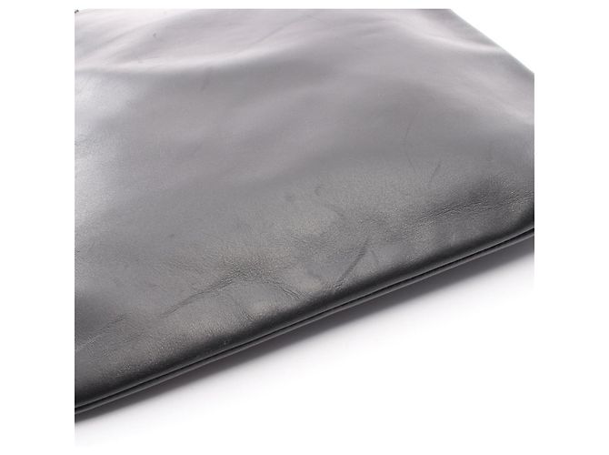 Borsa a tracolla in pelle nera Bottega Veneta Nero - vista 9