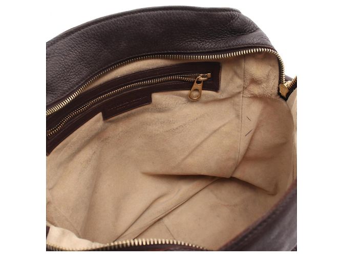 Borsa a tracolla in pelle marrone Bottega Veneta - vista 11