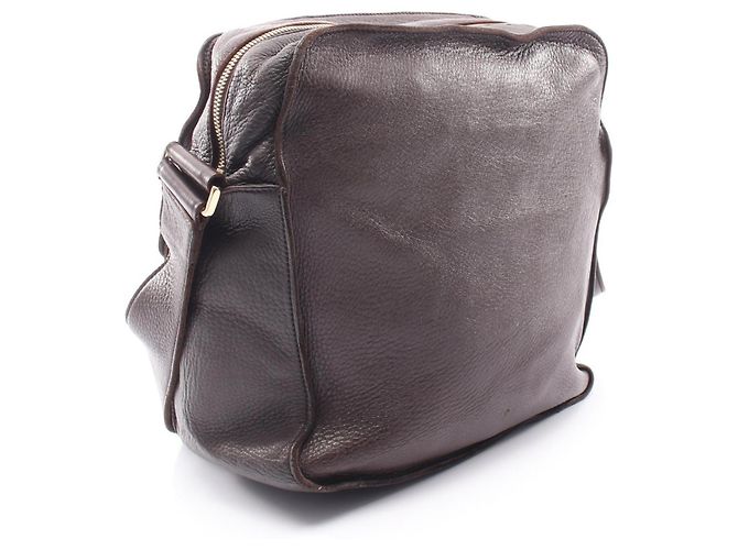 Borsa a tracolla in pelle marrone Bottega Veneta - vista 2