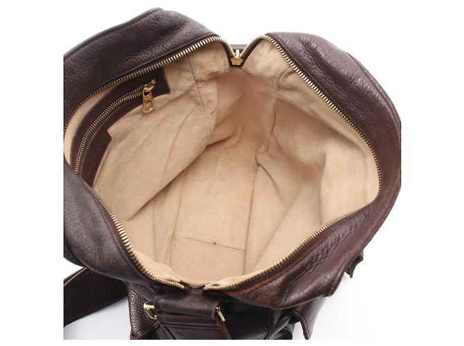 Borsa a tracolla in pelle marrone Bottega Veneta - vista 3