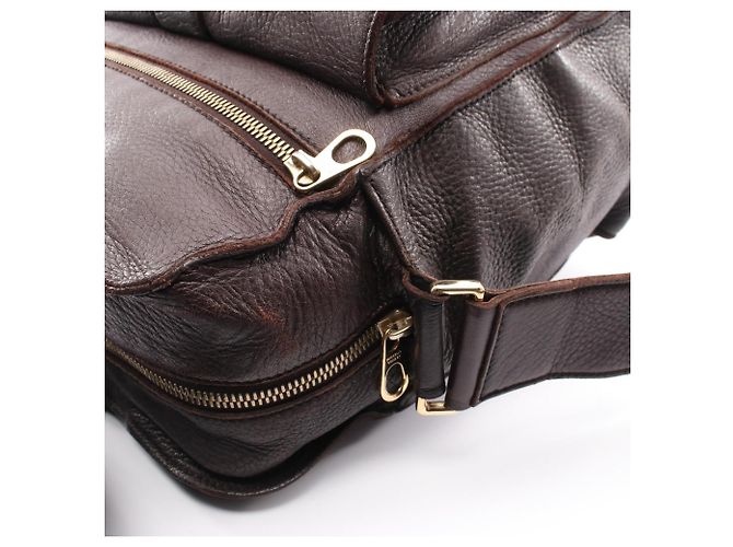 Borsa a tracolla in pelle marrone Bottega Veneta - vista 8