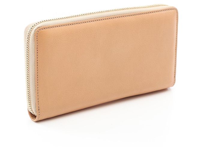 Cartera larga de cuero beige Gucci - vista 2