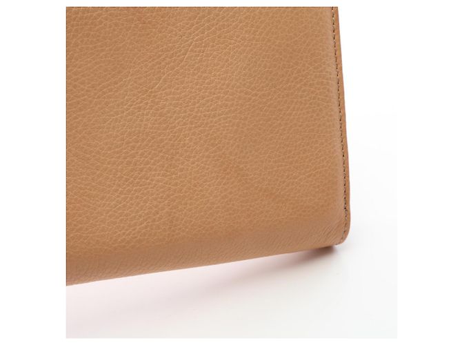 Cartera larga de cuero beige Gucci - vista 5