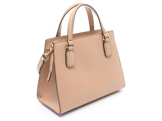 Borsa a 2 vie Gucci Soho Interlocking G Beige - vista 2