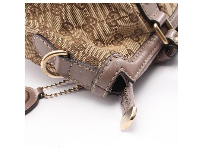 Gucci Sukey GG Canvas 2-Way Handtasche Braun Beige - Ansicht 10
