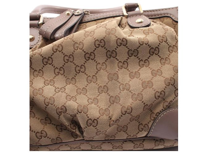 Gucci Sukey GG Canvas 2-Way Handtasche Braun Beige - Ansicht 11