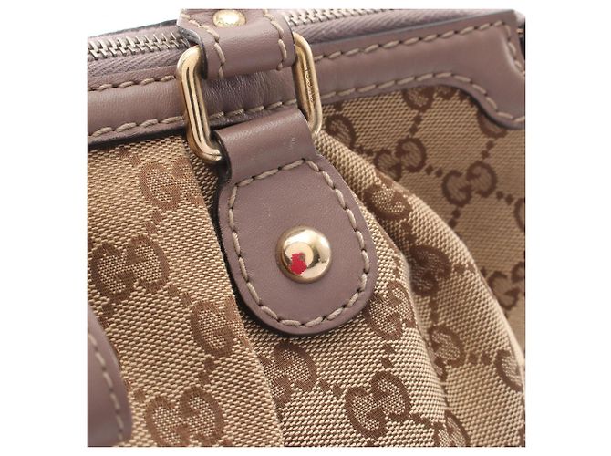 Gucci Sukey GG Canvas 2-Way Handtasche Braun Beige - Ansicht 5