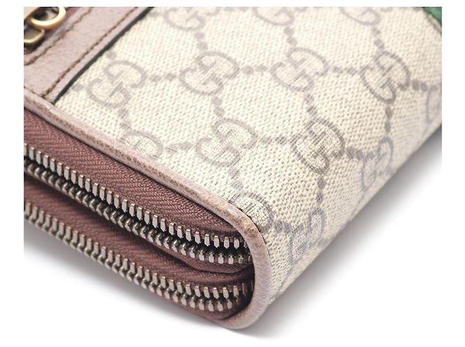 Borsa a tracolla Gucci Ophidia GG Supreme Marrone Multicolore Beige - vista 6