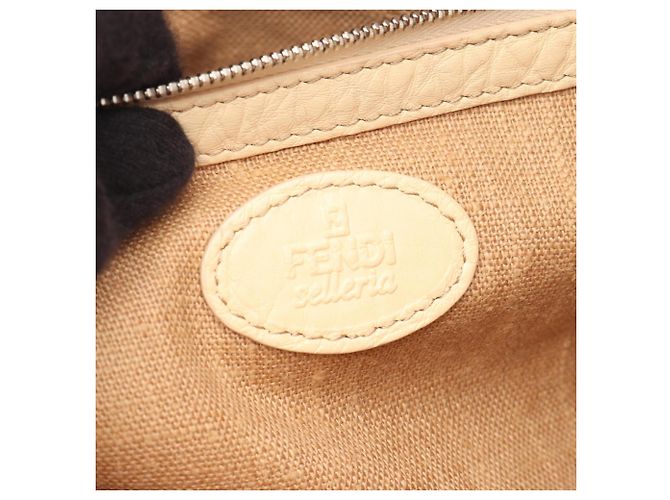 Borsa a tracolla in pelle Fendi Selleria Crudo - vista 4
