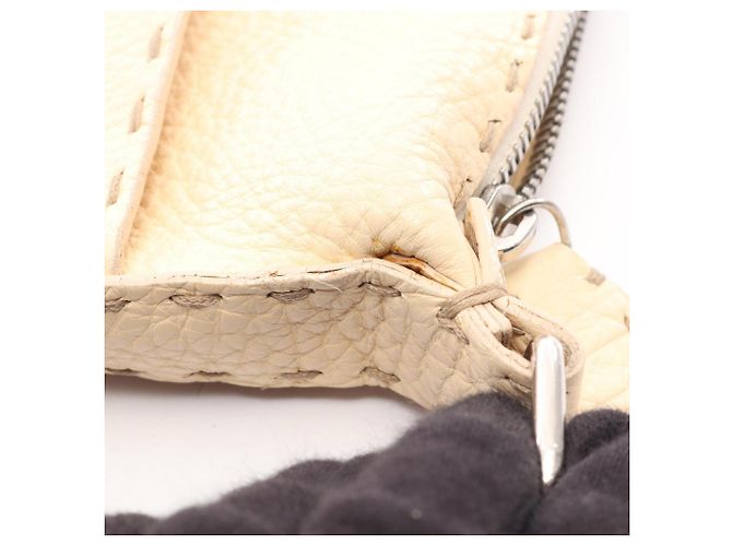 Borsa a tracolla in pelle Fendi Selleria Crudo - vista 7