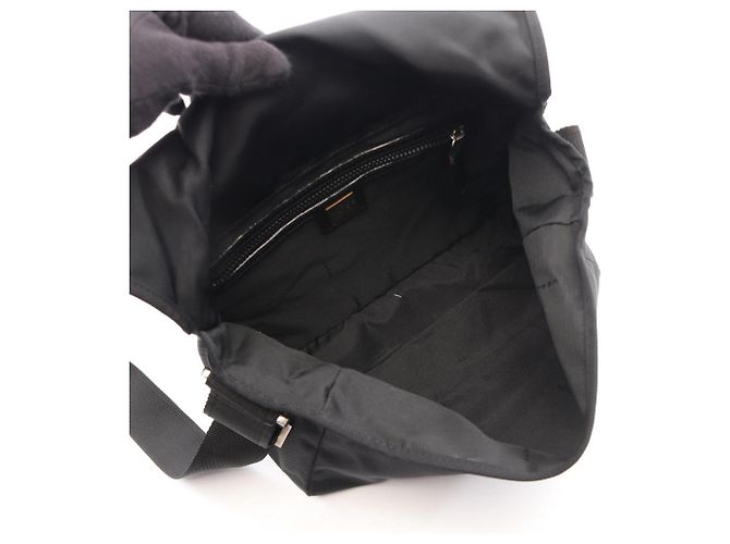 Borsa a tracolla in nylon Fendi Nero - vista 3