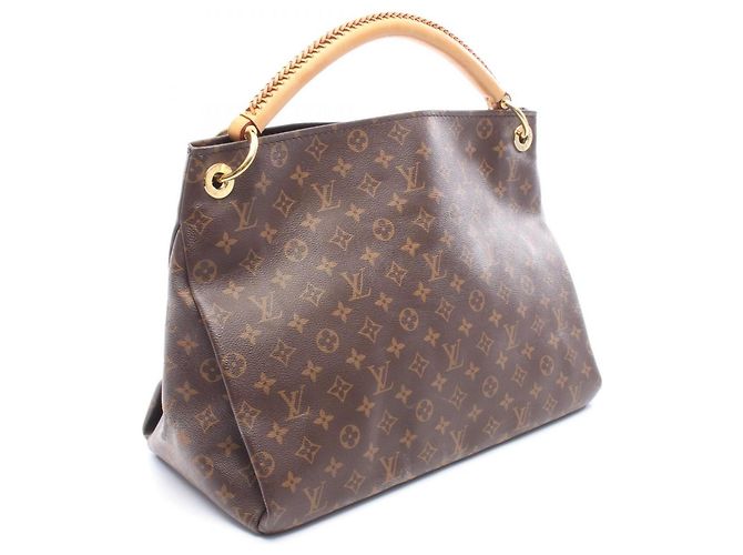 Borsa a Spalla Louis Vuitton Artsy MM Monogram Marrone - vista 2