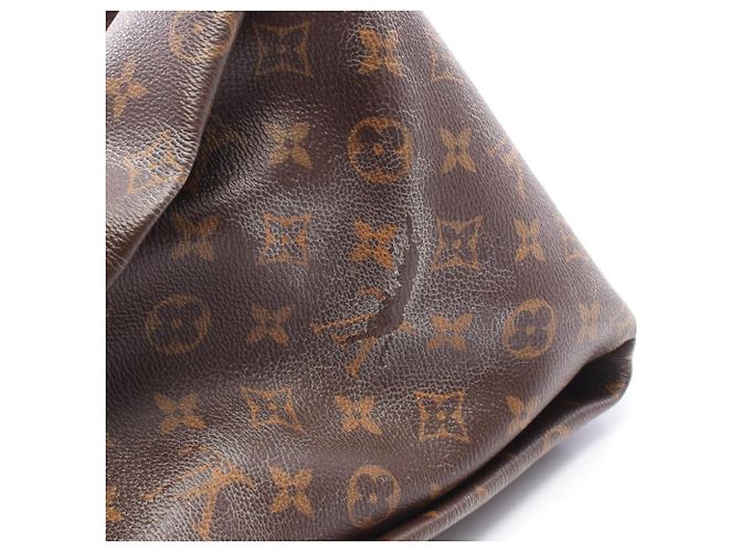 Borsa a Spalla Louis Vuitton Artsy MM Monogram Marrone - vista 9